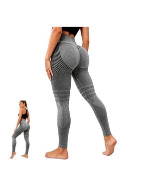 High Waisted Seamless Compression Leggings Women Anti-Cellulite Workout Pants